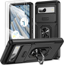 Google Pixel 7a Slide Camera Cover & 2X Screen Protector Military Grade Shockproof Phone Case
