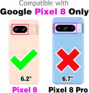 Google Pixel 8 5G Detachable Wrist Strap Crossbody Shoulder Strap Phone Cover