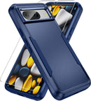 Google Pixel 8 Case Screen Protector Heavy - Duty Tough Rugged Shockproof Protective Case