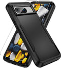 Google Pixel 8 Case Screen Protector Heavy - Duty Tough Rugged Shockproof Protective Case