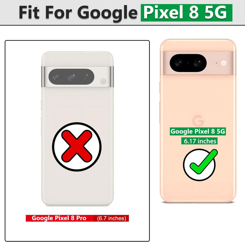 Google Pixel 8 case with Slide Camera Cover Ring Holder - Gorilla Cases