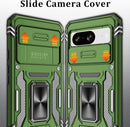Google Pixel 8 case with Slide Camera Cover Ring Holder