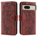 Google Pixel 8 Floral Wallet Case Rose Butterfly Women