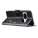 Google Pixel 8 Glitter Wallet Case Card Stand Women