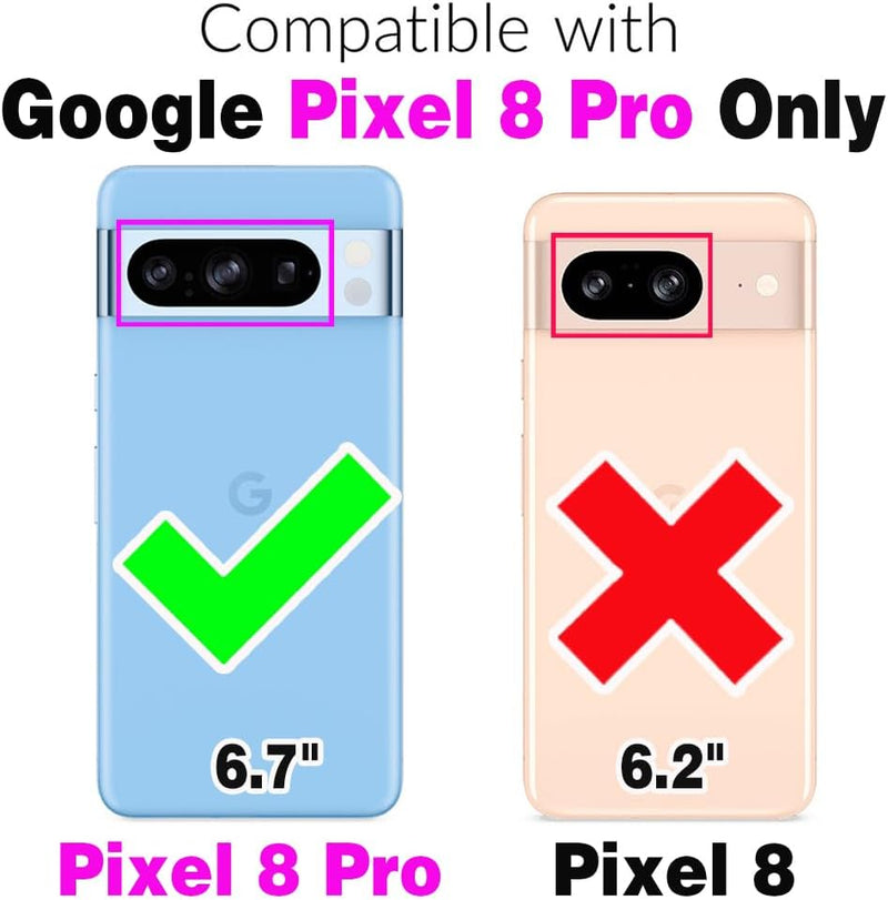 Google Pixel 8 Pro 5G Wrist Strap Crossbody Shoulder Strap Phone Cover - Gorilla Cases