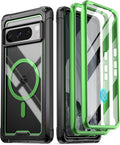 Google Pixel 8 Pro Built - in Screen Protector Work Full Body Hybrid Rugged Case