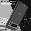 Google Pixel 8 Pro Case 2 Pcs Tempered Glass Screen Protector Heavy Duty Protection Case