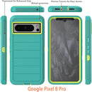 Google Pixel 8 Pro Case Built in Screen Protector Drop Proof 3 - Layer Durable Cover