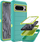 Google Pixel 8 Pro Case Built in Screen Protector/Drop Proof 3 - Layer Case - Black