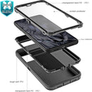 Google Pixel 8 Pro Case Built in Screen Protector/Drop Proof 3 - Layer Case - Black