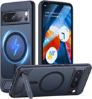 Google Pixel 8 Pro Case Fit for MagSafe 12FT Mil - Grade Drop Protection,Slim Fit Phone Case Matte Black