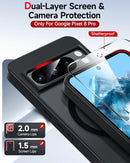 Google Pixel 8 Pro Case Fit for MagSafe 12FT Mil-Grade Drop Protection,Slim Fit Phone Case Matte Black
