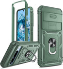 Google Pixel 8 Pro Case Heavy Duty Armor Case Kickstand Case Pink