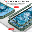 Google Pixel 8 Pro Case Heavy Duty Armor Case Kickstand Case Pink