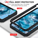 Google Pixel 8 Pro Case Heavy Duty Armor Case Kickstand Case Pink