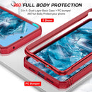 Google Pixel 8 Pro Case Heavy Duty Armor Case Kickstand Case Pink