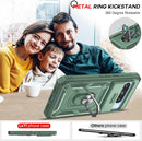 Google Pixel 8 Pro Case Heavy Duty Armor Case Kickstand Case Pink