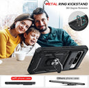 Google Pixel 8 Pro Case Heavy Duty Armor Case Kickstand Case Pink