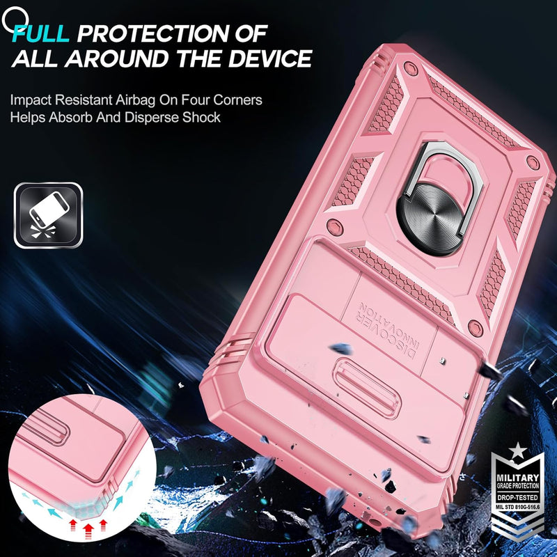 Google Pixel 8 Pro Case Heavy Duty Armor Case Kickstand Case Pink - Gorilla Cases