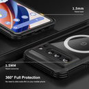 Google Pixel 8 Pro Drop Resistant Heavy Duty Protection Case Black