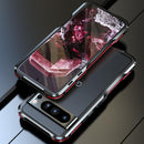 Google Pixel 8 Pro, Stylish Design Metal Frame Bumper case Black