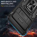 Google Pixel 8 Rugged Armor Case Ring Kickstand Cover