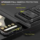 Google Pixel 8 Rugged Armor Case Ring Kickstand Cover