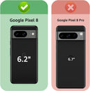 Google Pixel 8 Wallet case Holder Shockproof Cover Zipper Credit Card