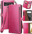 Google Pixel 8 Wallet case Holder Shockproof Cover Zipper Credit Card