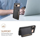 Google Pixel 8a Card Holder Case Slim Kickstand Cover
