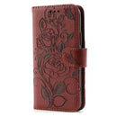 Google Pixel 8a Floral Wallet Case Rose Butterfly Women