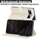 Google Pixel 8a Genuine Leather Wallet Case RFID Stand