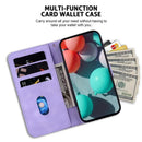 Google Pixel 8a Wallet Case Leather Folio Card Stand