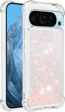 Google Pixel 9 Case Effect Silicone Stylish Case Screen Protection Cover Pink