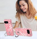 Google Pixel 9 Glitter Ring Slim Crystal Case