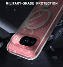 Google Pixel 9 Glitter Ring Slim Crystal Case