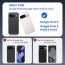Google Pixel 9 / Pixel 9 Pro Case Privacy Screen Protector Protective Phone Case 6.3 inch, Clear