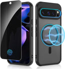 Google Pixel 9 / Pixel 9 Pro Case Privacy Screen Protector Protective Phone Case 6.3 inch, Clear