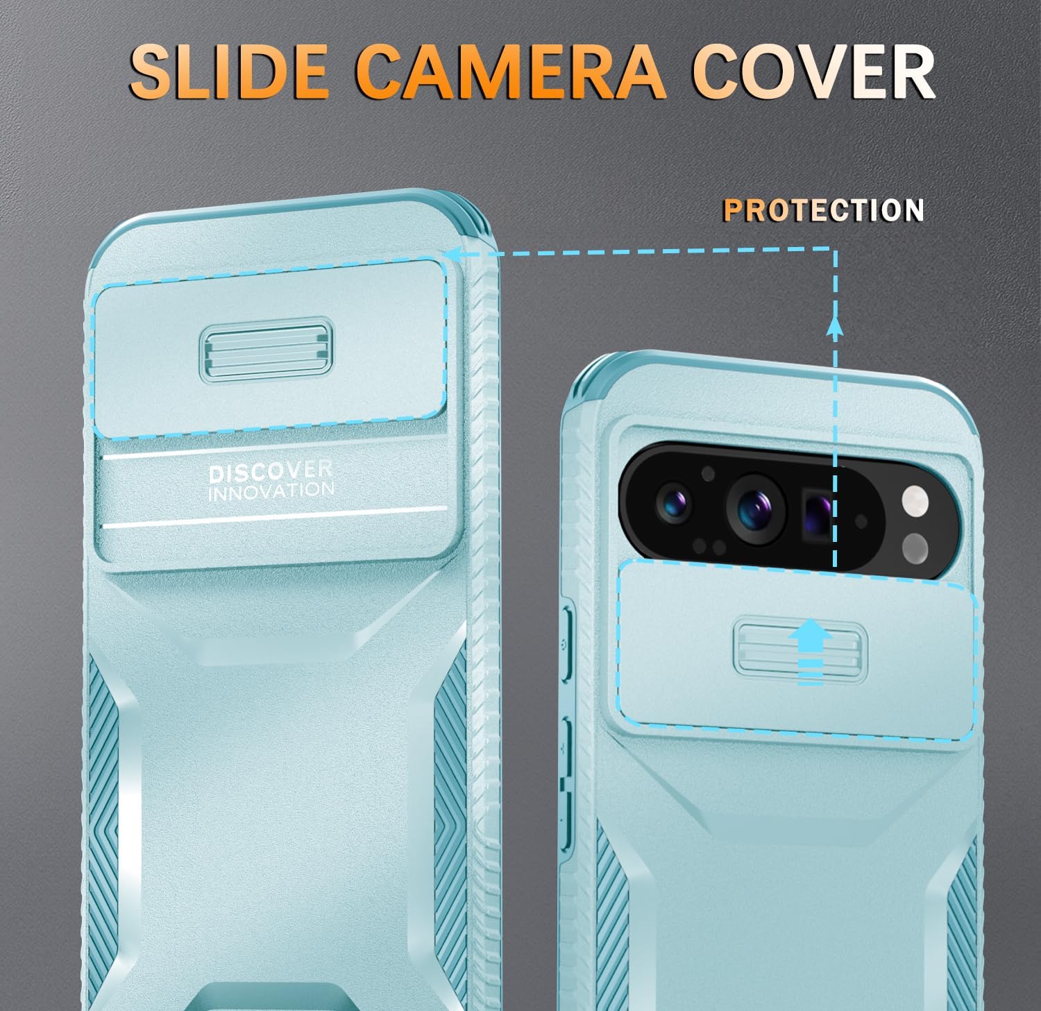 Pixel 9 Pro Camera Slide Case with Screen Protector