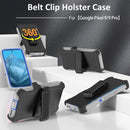 Google Pixel 9 Pro Belt Clip Holster Heavy Duty Kickstand Phone Case