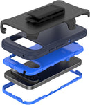 Google Pixel 9 Pro Belt Clip Holster Heavy Duty Kickstand Phone Case