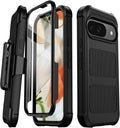 Google Pixel 9 Pro Case Heavy Duty Military Drop Protection Shockproof Phone Case Wine