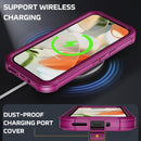 Google Pixel 9 Pro Case Heavy Duty Military Drop Protection Shockproof Phone Case Wine