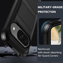 Google Pixel 9 Pro Case Heavy Duty Military Drop Protection Shockproof Phone Case Wine