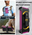 Google Pixel 9 Pro Case Heavy Duty Military Drop Protection Shockproof Phone Case Wine