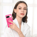 Google Pixel 9 Pro Case Pixel 9/9 Pro Magnetic Phone Case Protective Cover Hot Pink