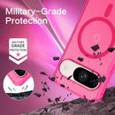 Google Pixel 9 Pro Case Pixel 9/9 Pro Magnetic Phone Case Protective Cover Hot Pink
