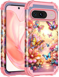 Google Pixel 9 Pro Case Shockproof Three Layer Heavy Duty