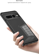 Google Pixel 9 Pro Luxury Premium Aluminum Alloy Shockproof Bumper Frame Plastic Back Cover Black