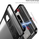Google Pixel 9 Pro Luxury Premium Aluminum Alloy Shockproof Bumper Frame Plastic Back Cover Black
